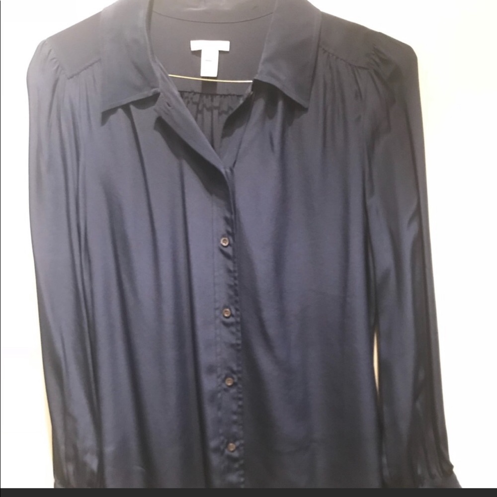 Jcrew button down silk blouse